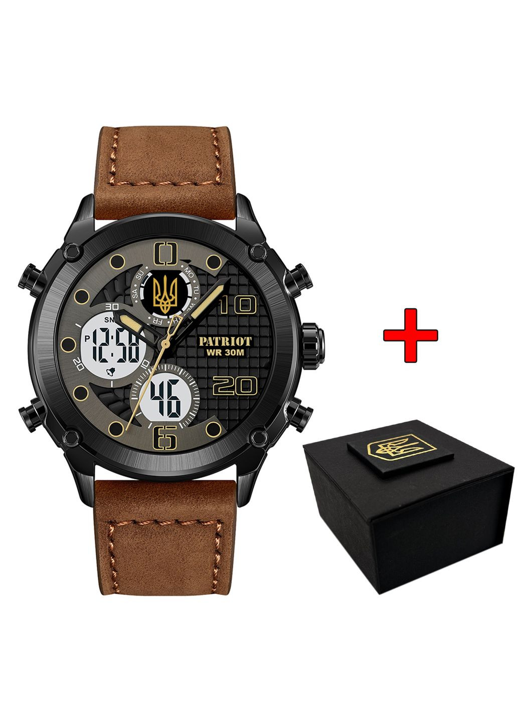 017BKBR Тризуб золото Black-Brown Patriot (331284889)