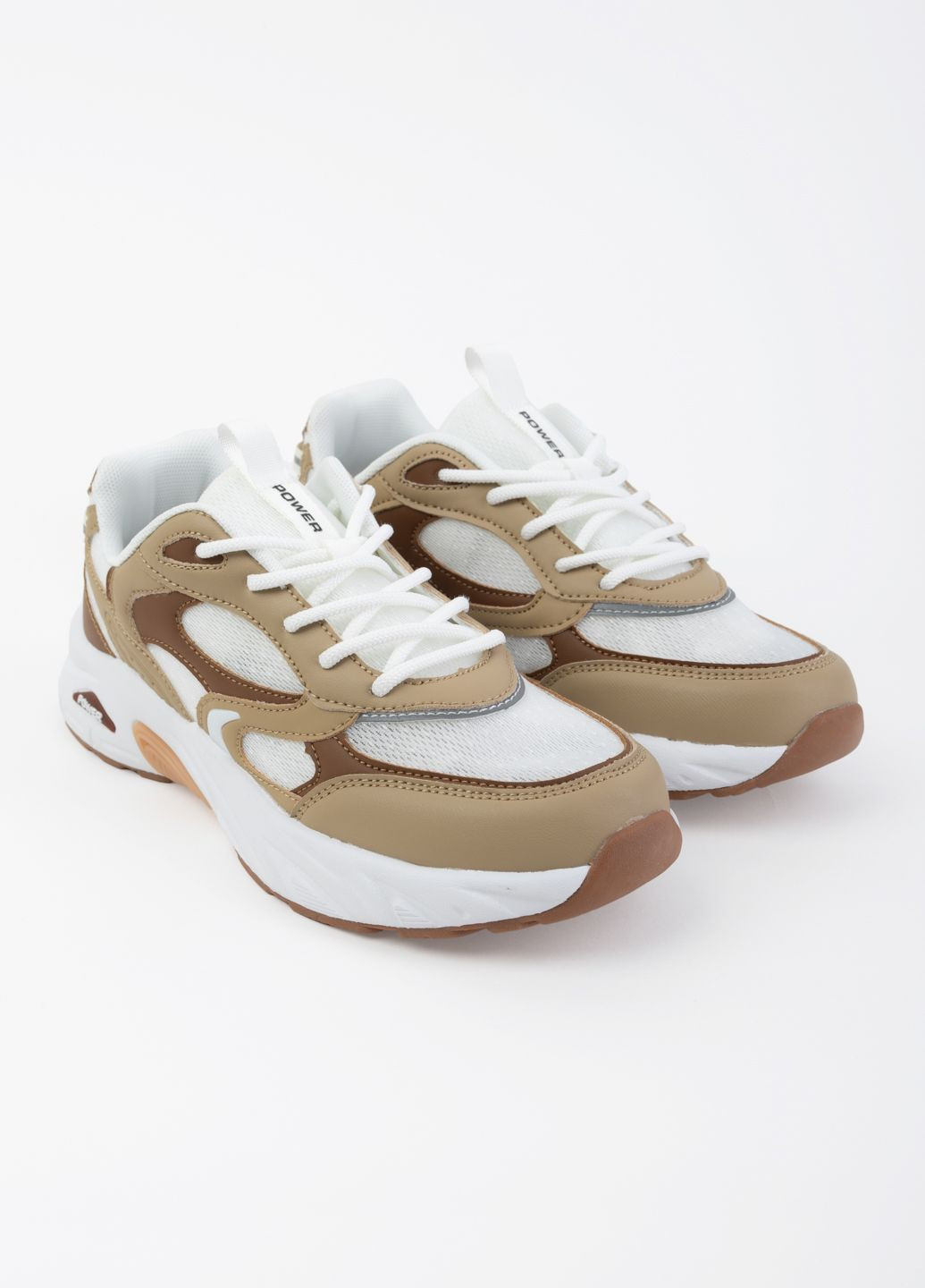 Кроссовки женские TF8406-3 белые 345902 Power белые лето (328446012)