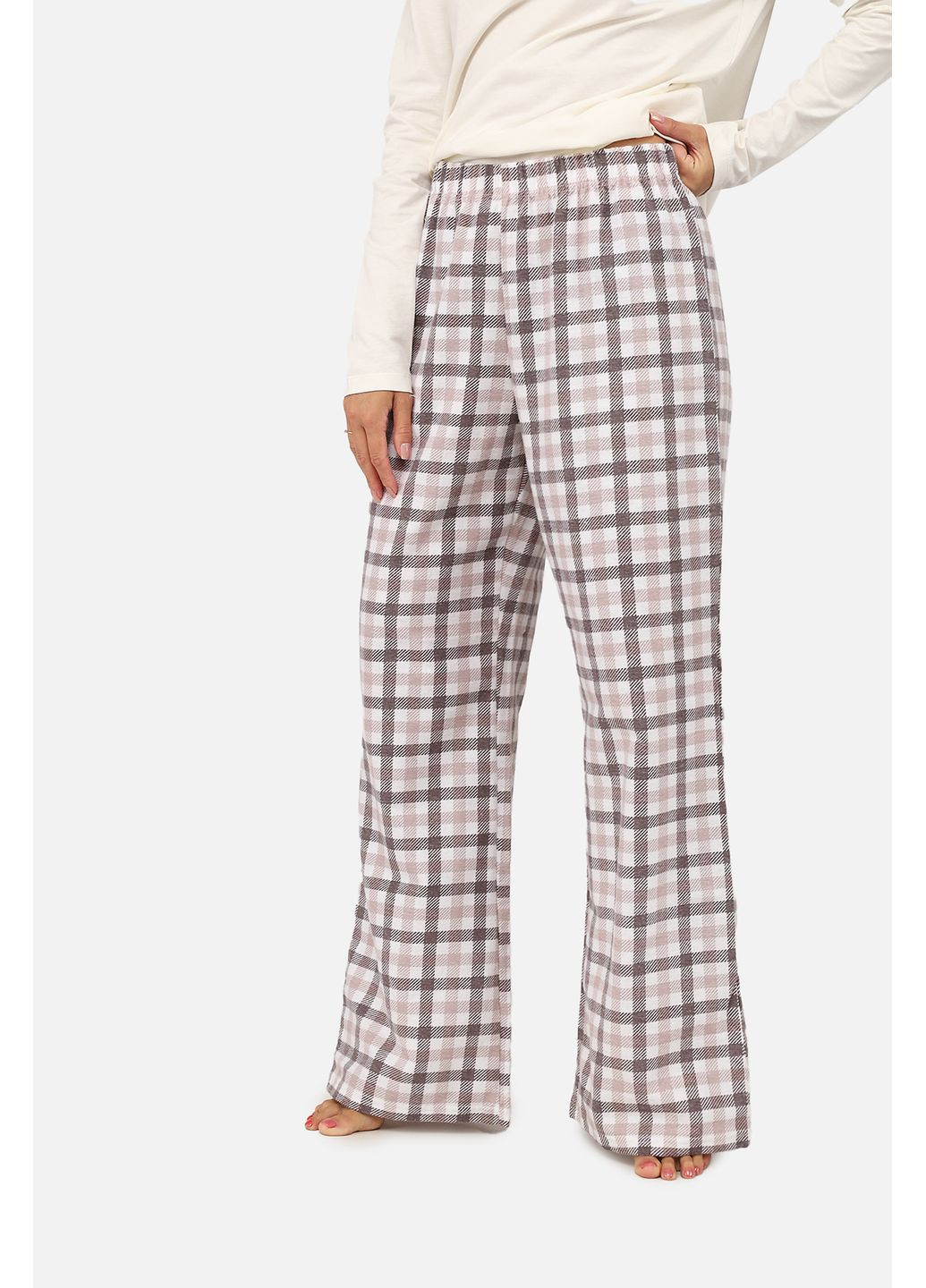 Штани домашні жіночі колір різнокольоровий CB-00282048 Yuki (357014827)