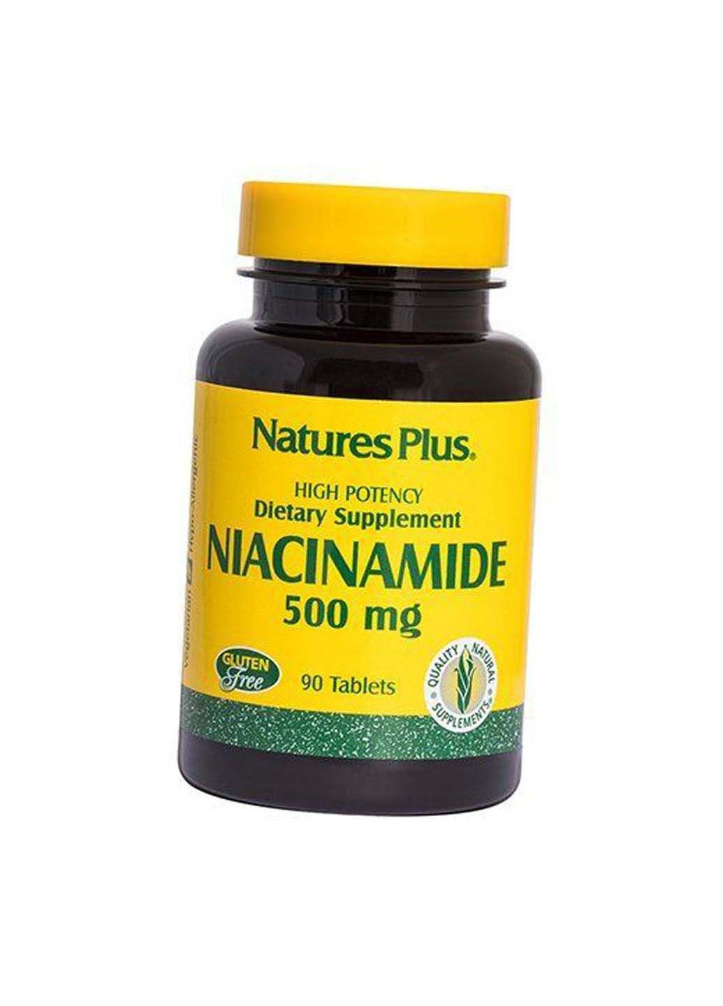Ніацинамід Niacinamide 500 90таб Nature's Plus (293515997)