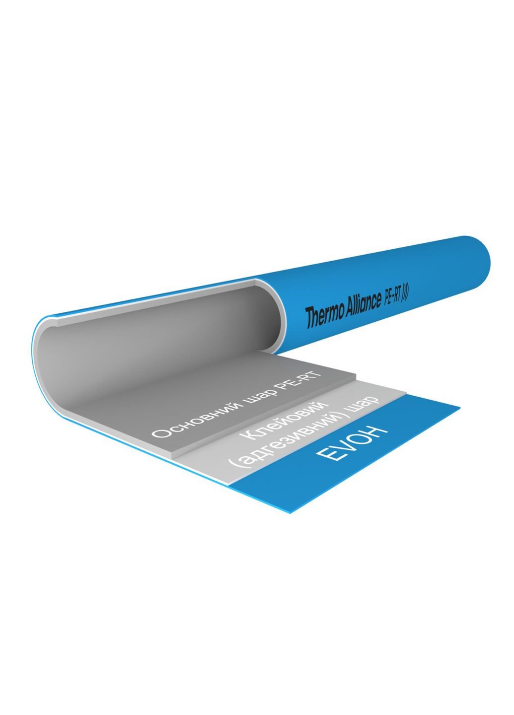 Труба PE-RT EVOH BLUE 16х2мм (320м) Thermo Alliance (346492767)