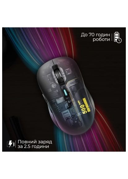 Мишка (samo.black) Promate Samo Wireless/Bluetooth Black (366691769)