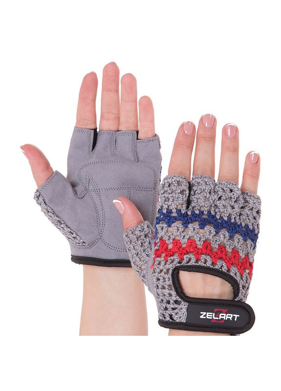 Рукавички для фітнесу жіночі SB-161950, (07363077) Zelart (323022159)