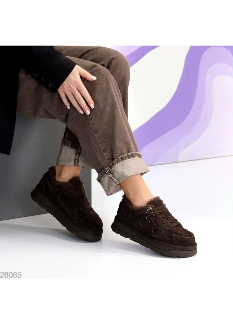 Зимові кросівки Frisso No Brand коричневі зими (371184978)