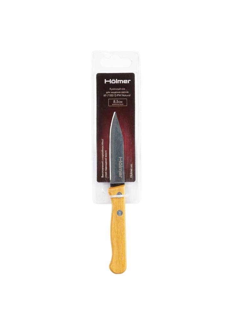 Кухонний ніж Natural для чищення овочів (KF-718512-PW Natural) Holmer (400414971)