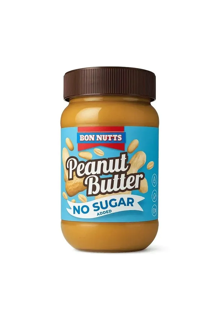 Арахисовая паста без сахара Peanut Butter No Sugar Added, 340 г, Франция Bon Nutts (385353024)