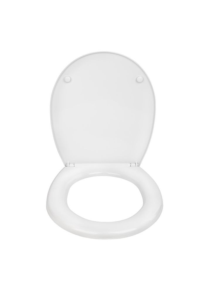 Сиденье для унитаза СП-10 с пластиковым креплением и планкой, 361×413 мм SoloPlast (340285939)