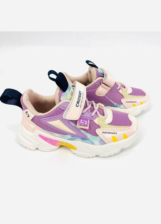 Комбіновані кросівки, арт. 247248/01-01e, бузковий, 32 р. (19,5 см) Crosby