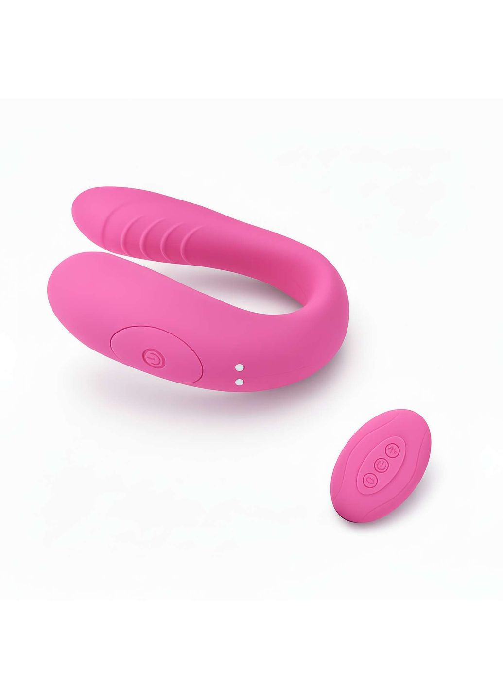 Парний вібратор із вакуумною стимуляцією та пультом керування 10 режимів No Brand (366665446)