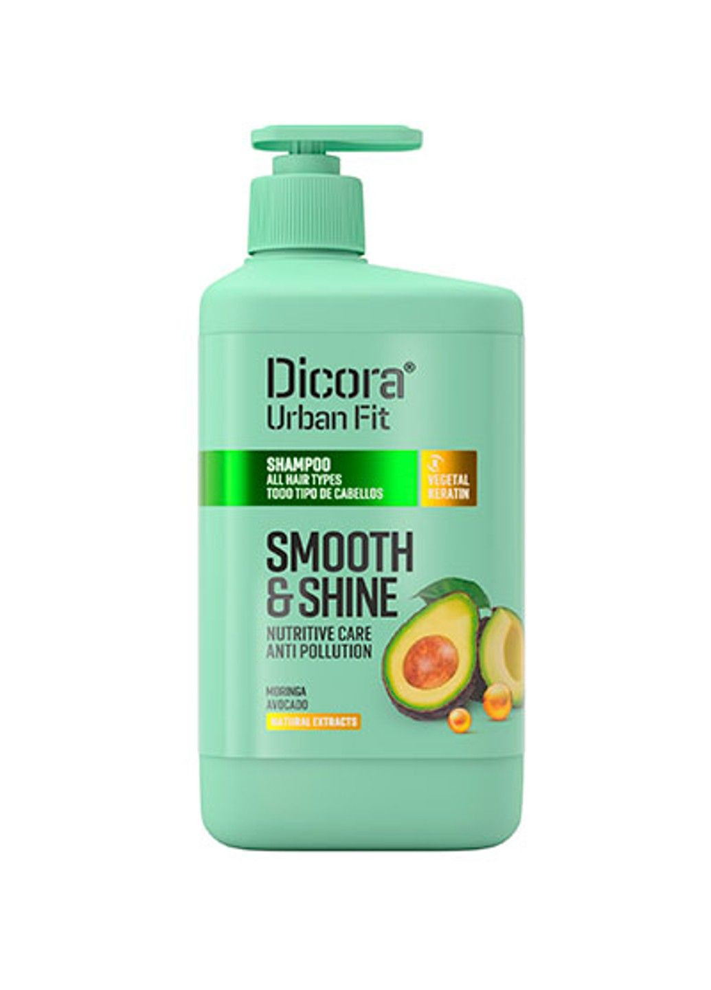 Шампунь для всех типов волос Гладкость и Блеск Dicora Duf 800 мл Dicora Urban Fit (306746955)