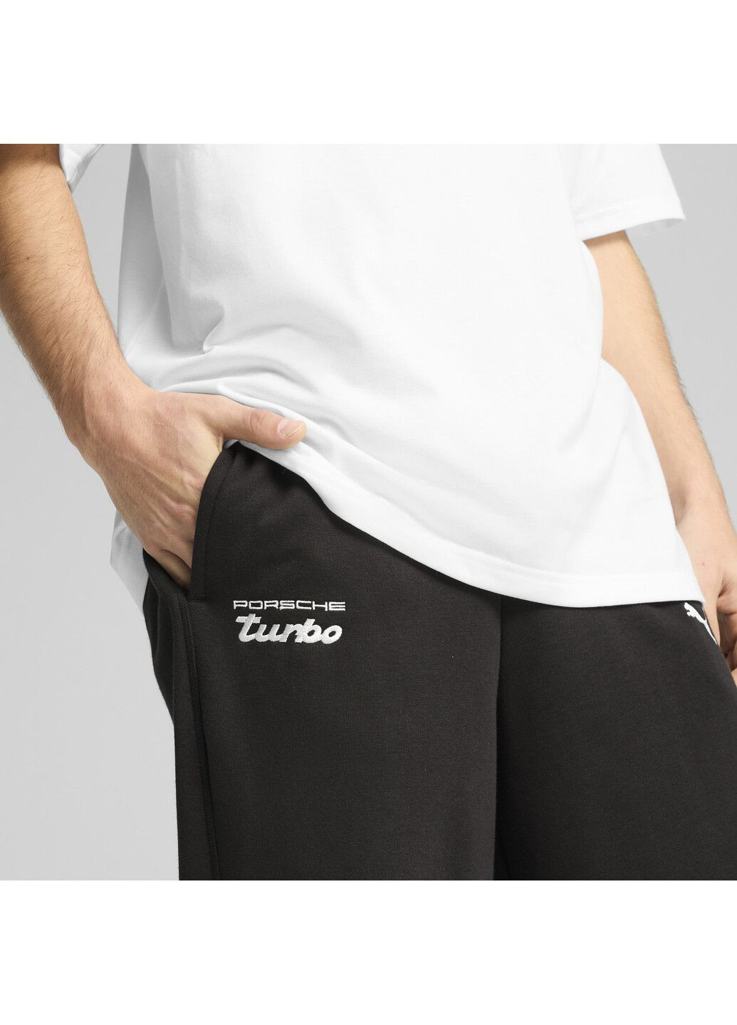 Черные спортивные демисезонные брюки Puma