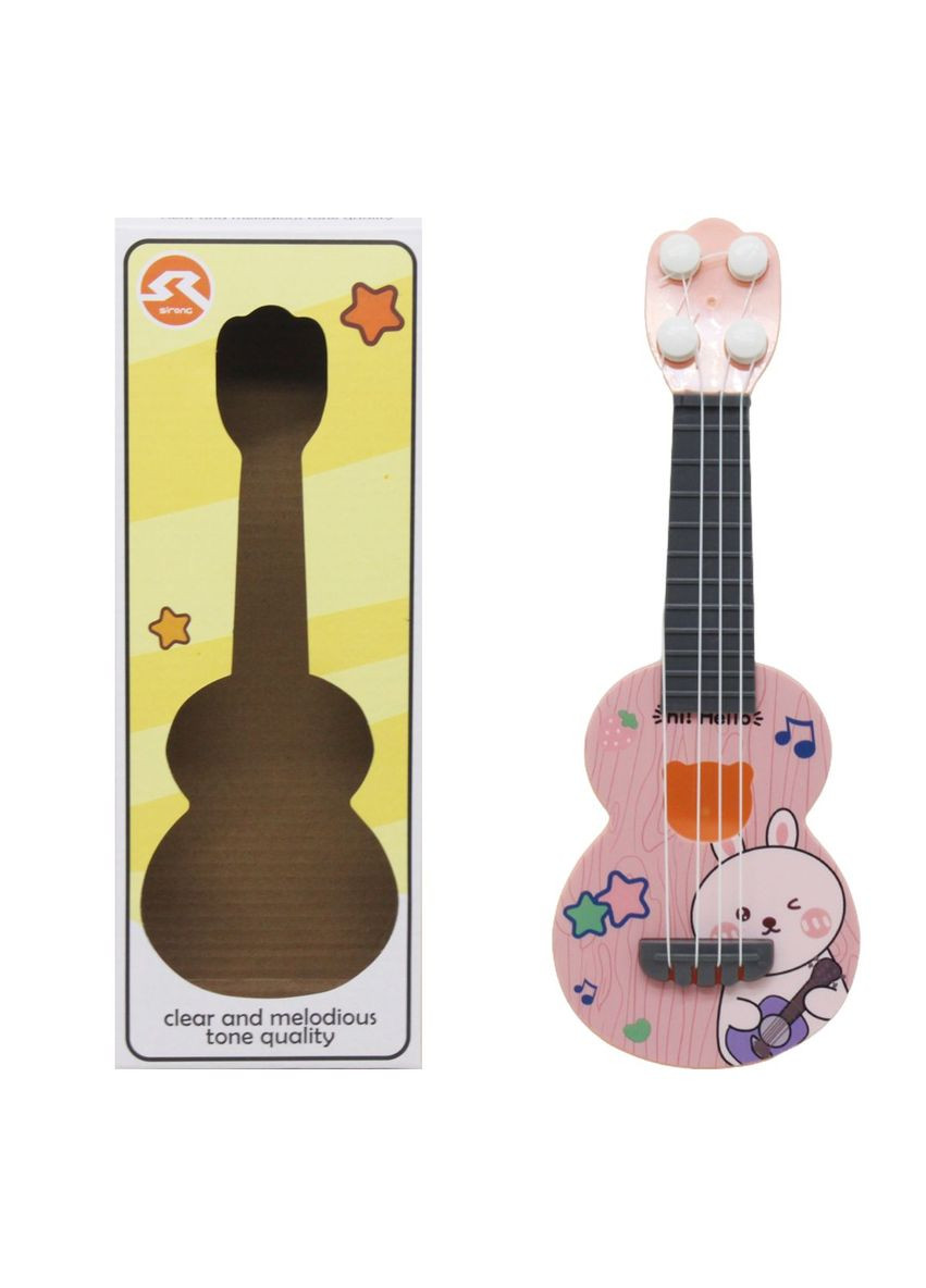 Гітара чотириструнна "Ukulele" (рожева) MIC (290251405)
