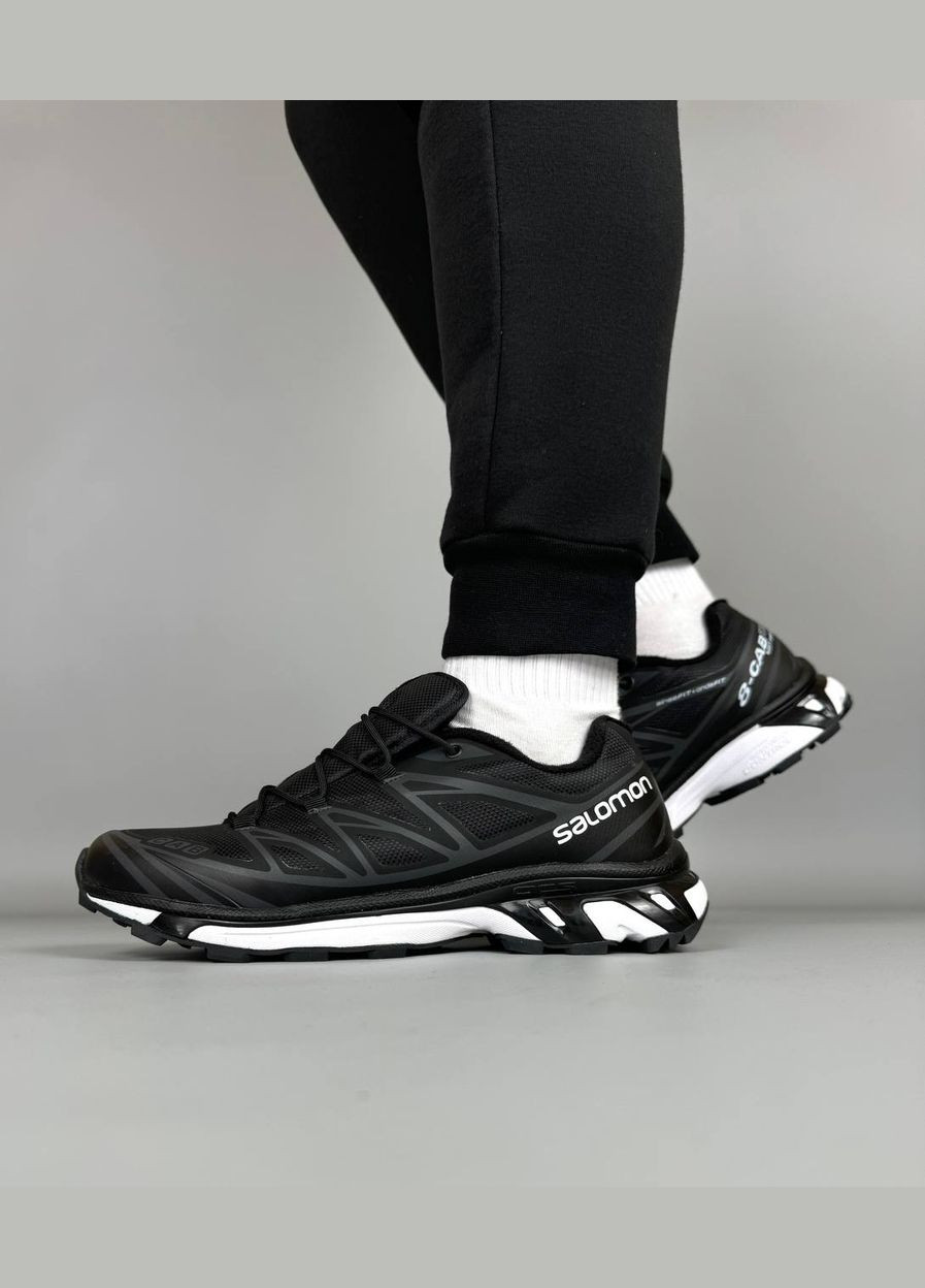 Черные зимние кроссовки зимние мужские salomon xt-6 winter gore-tex black termo fleece | саломон хт-6 черные термо с флисом No Brand