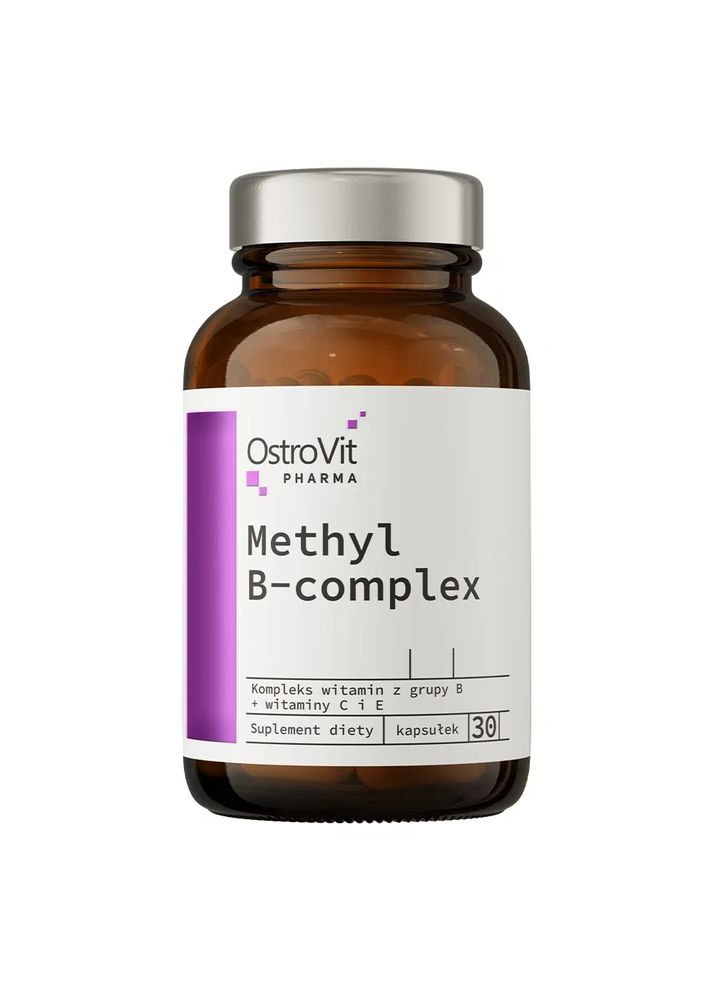Витамины группы В Methyl B-complex Pharma 30 капсул Ostrovit (361115234)