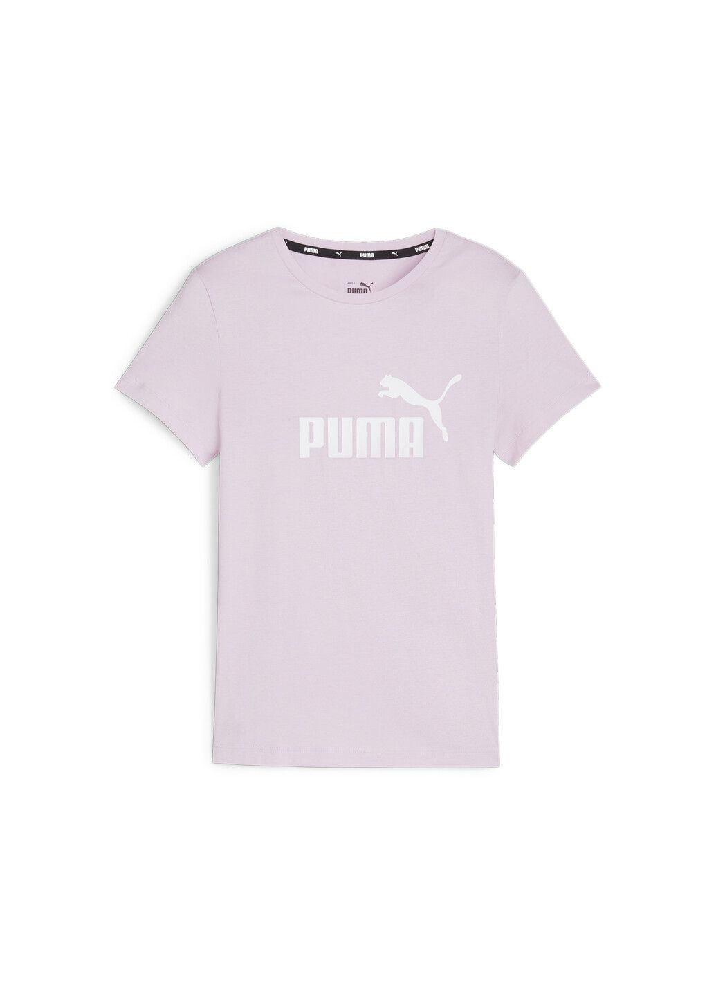 Пурпурная демисезонная детская футболка essentials logo youth tee Puma