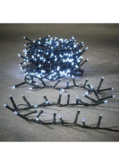 Гірлянда Змійка Luca Lighting 14 м холодний білий світлодіодне прикраса для дому та вулиці святкове освітлення ProDobro (367264462)
