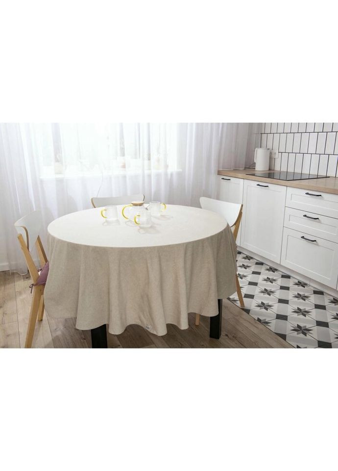 Скатерть Oliver ART-11-OB 200 см бежевая Ardesto (335879563)