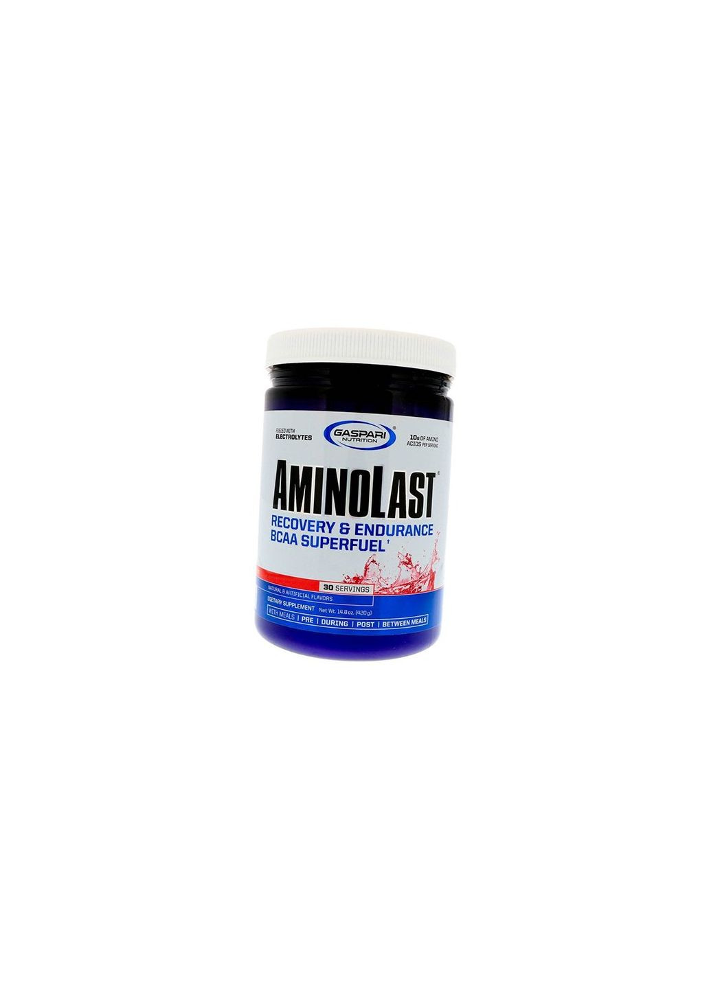 ВСАА для відновлення та витривалості, Aminolast, 420г Фруктовий пунш (28161001) Gaspari Nutrition (315395943)