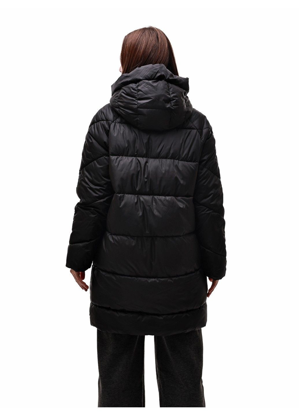 Чорна куртка демісезонна жіноча No Brand