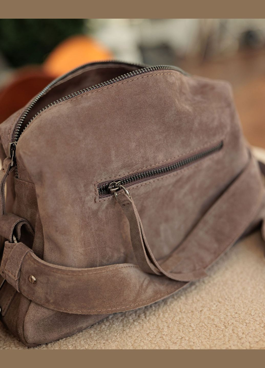 Сумка женская кросс боди натуральная кожа (wel-K1201) Серый WeLassie (315864692)