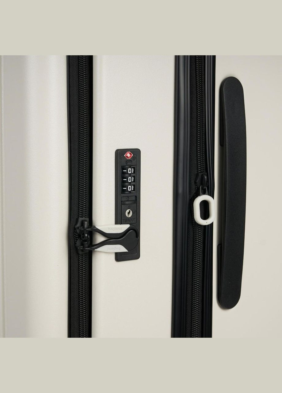 Дорожный чемодан 96л из пластика с расширителем на молнии 4-х колесный Velo (00322028) Bagland (319710773)