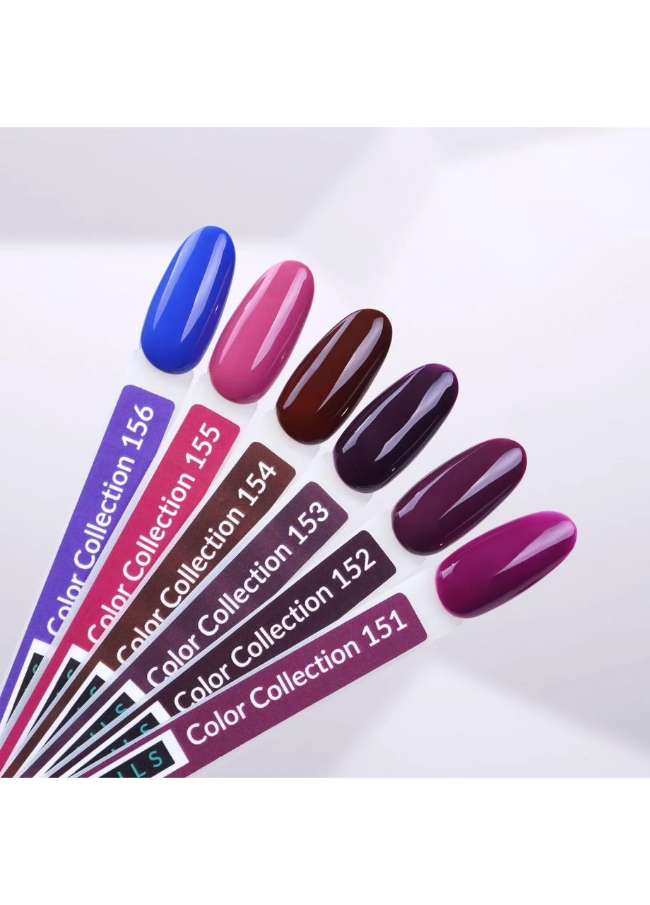 Гель-лак №153 (темний баклажан, емаль), 6 мл Kira Nails (377744729)