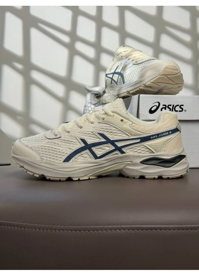 ASICS Beige Navy No Brand Gel-Flux 4 синие (390497680)