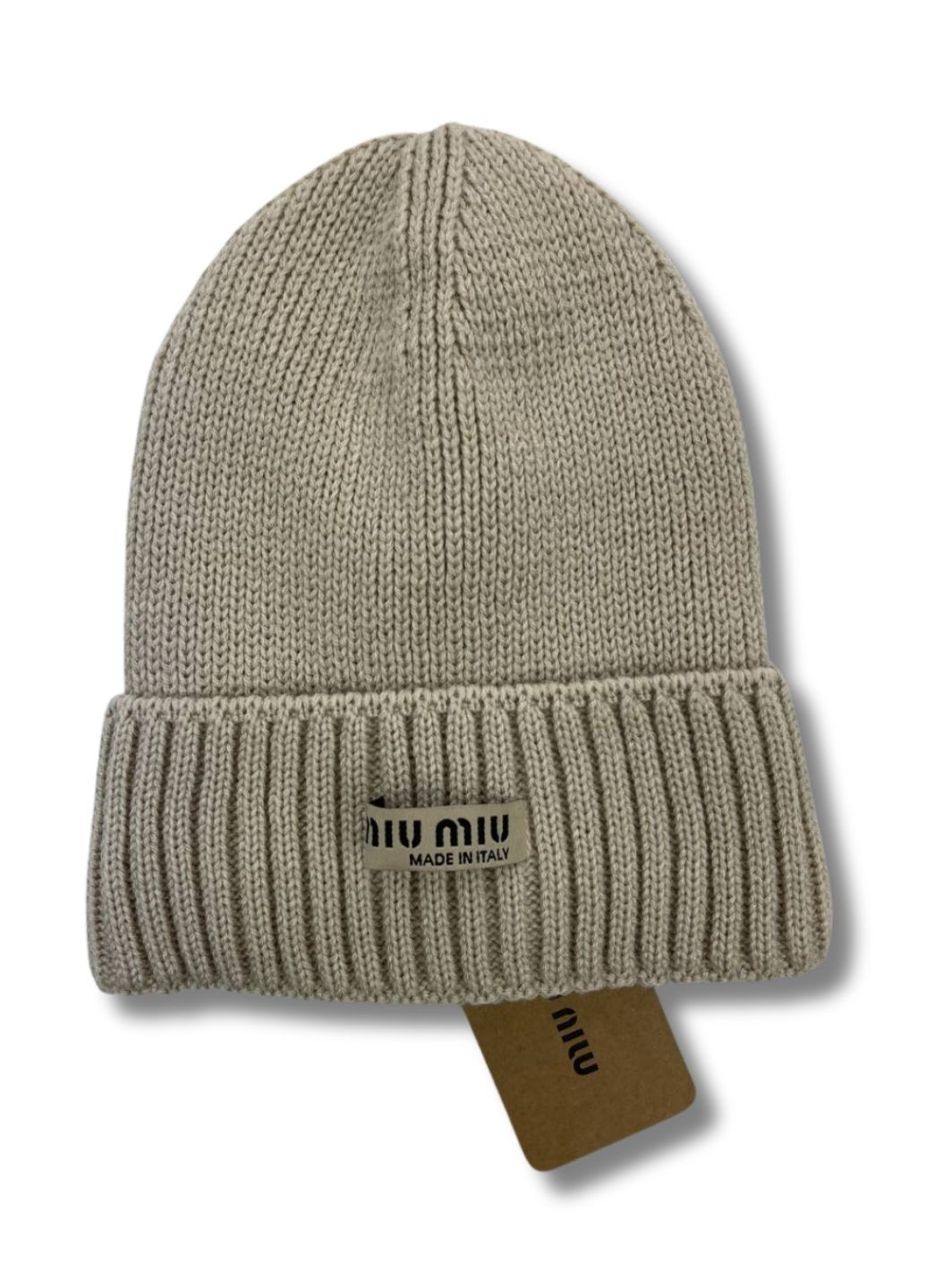 Жіноча зимова шапка на флісі - МіуМіу / MiuMiu No Brand Шапка жіноча (364103405)