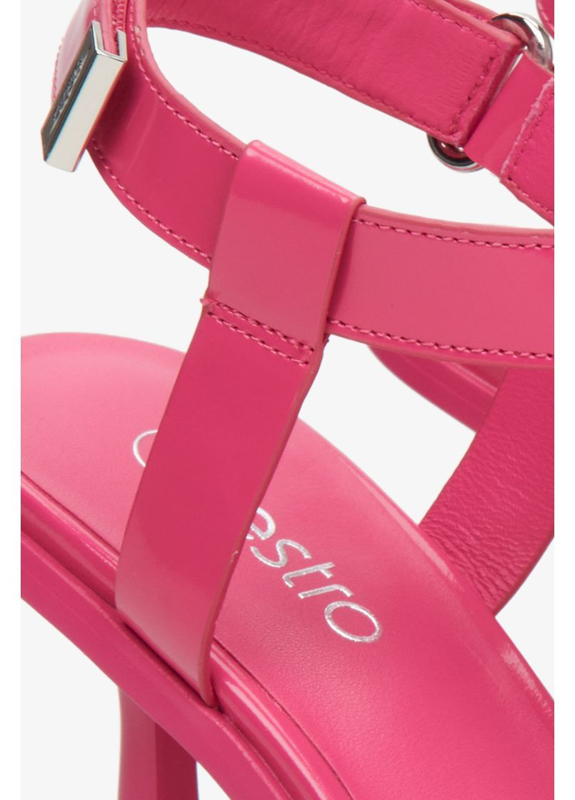 Розовые босоножки, цвет розовый Estro
