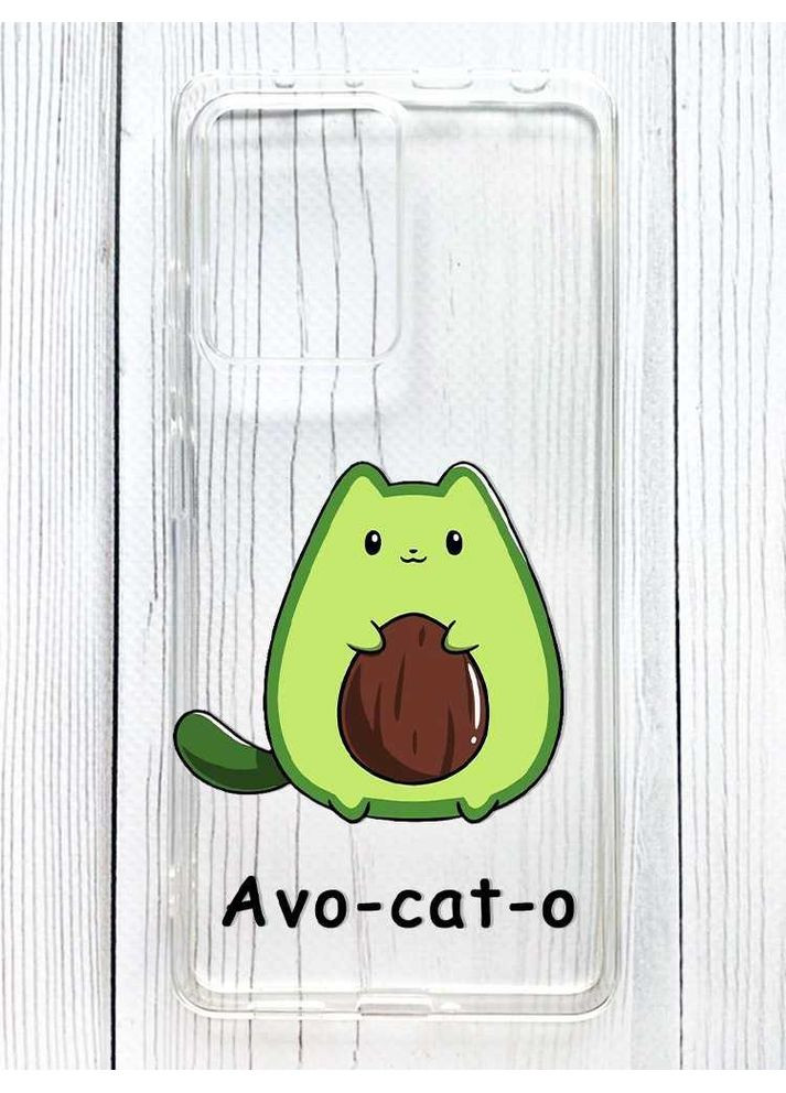 Чехол на Xiaomi Redmi Note 12 Pro 5G Котик Авокадо (принт 306) Creative (356123136)