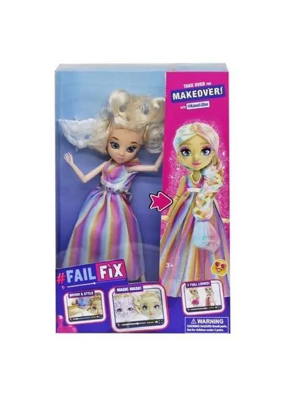 Лялька 3666-7/8/9/10/12 26см, змінює макіяж та колір волосся. з аксесуарами в коробці (6990589585248) Вид 1 No Brand (315321553)