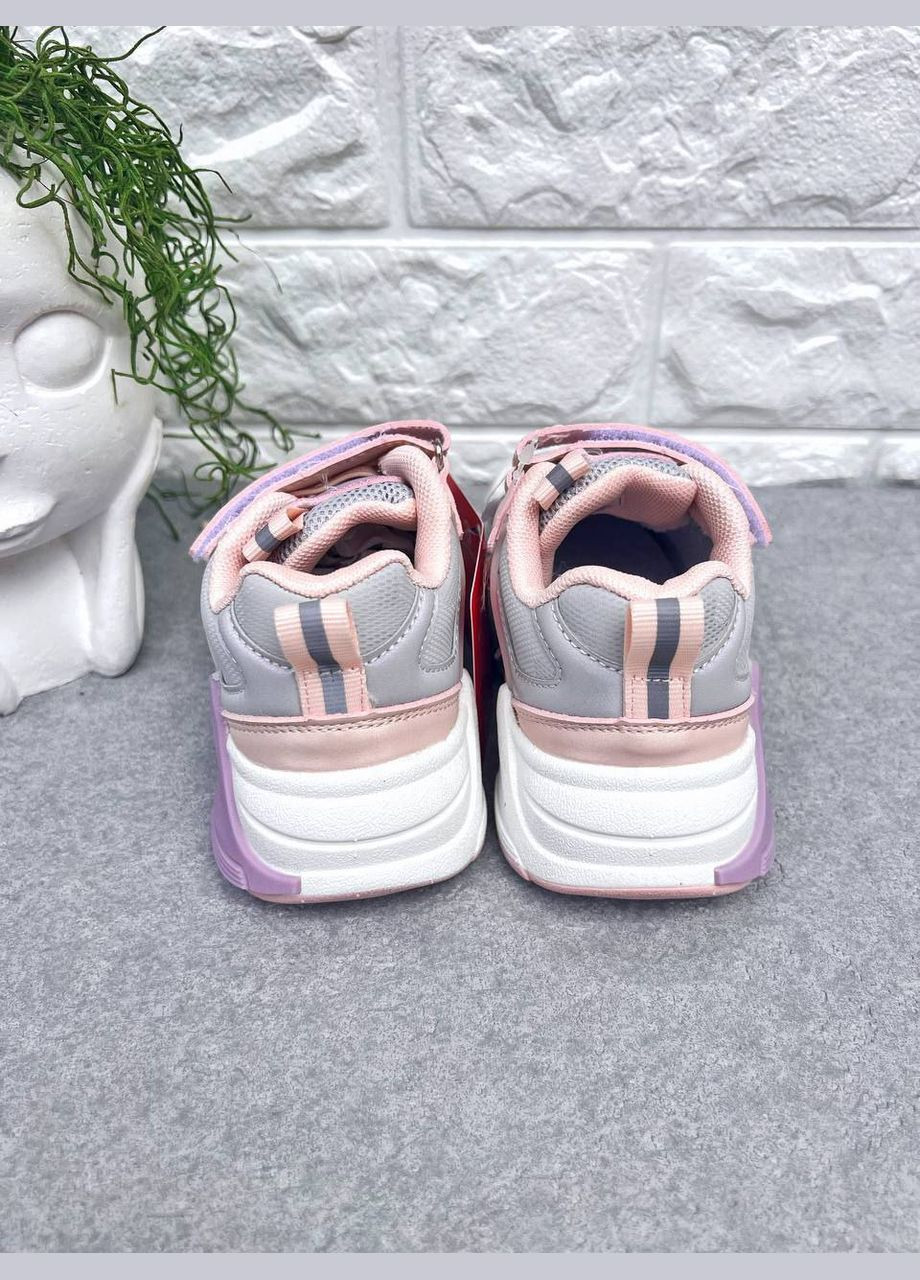 Рожево-лілові кросівки для дівчинки Apawwa