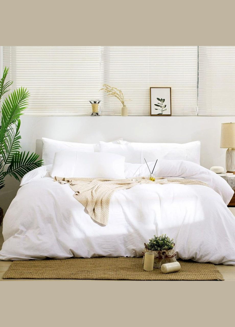 Постельное белье из мягкого материала 150 x 210 см Семейный (ВЕ5205В-54) No Brand (306633358)