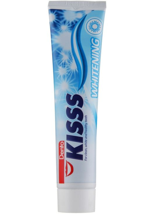 Зубная отбеливающая паста Dento Kisss Whitening 125ml (305143-91252) Astera (368660432)