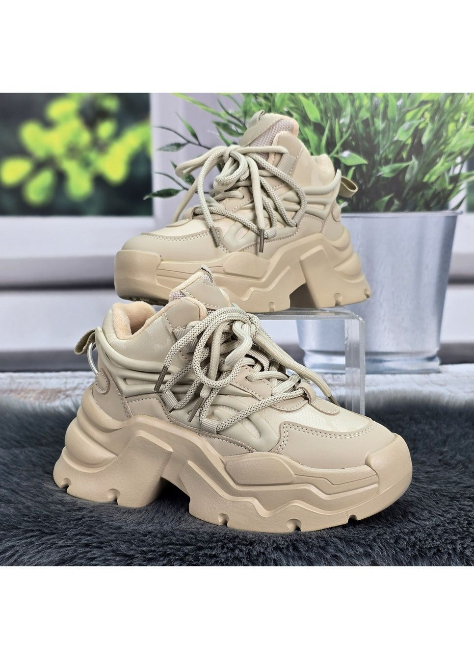 Бежевые повседневные осенние демисезонные ботинки Jong Golf