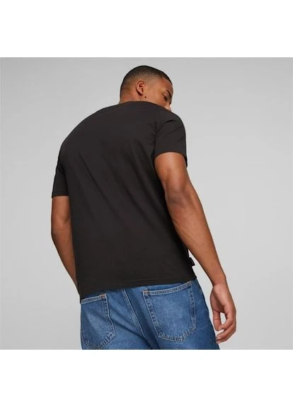Черная футболка legacy graphic tee black 622735-01 Puma