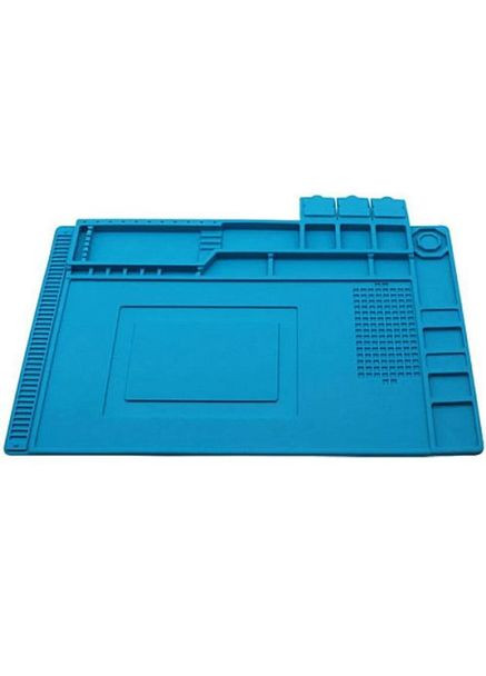 Килимок для пайки термостійкий 45х30см PWR накладка антистатична для паяння та ремонту техніки (R051358) No Brand (330779051)