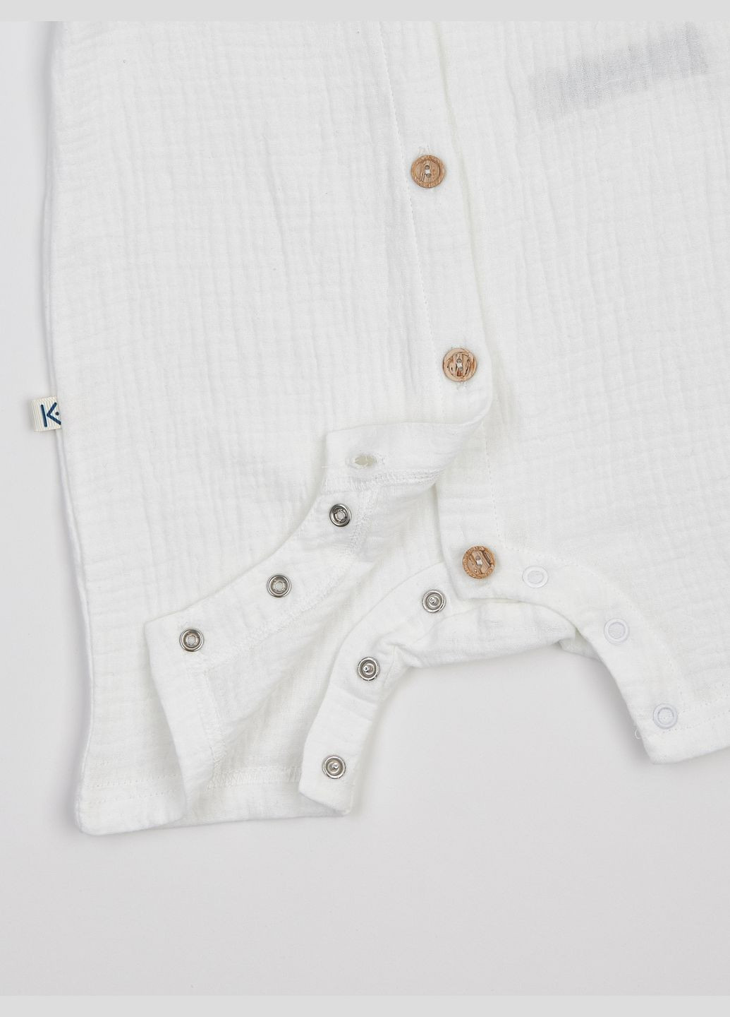 Пісочник, ромпер дитячий з мусліну молочний KRAKO (331323632)