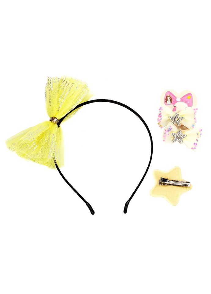 Дитячий набір "Принцеса" 0105-036-6 обруч, резинка, затискач La-beauty (333702383)