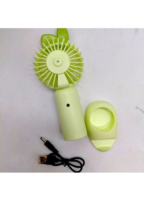 Вентилятор на USB Мини Холдер Ушки 18 см (Розовый) MIC (391543815)