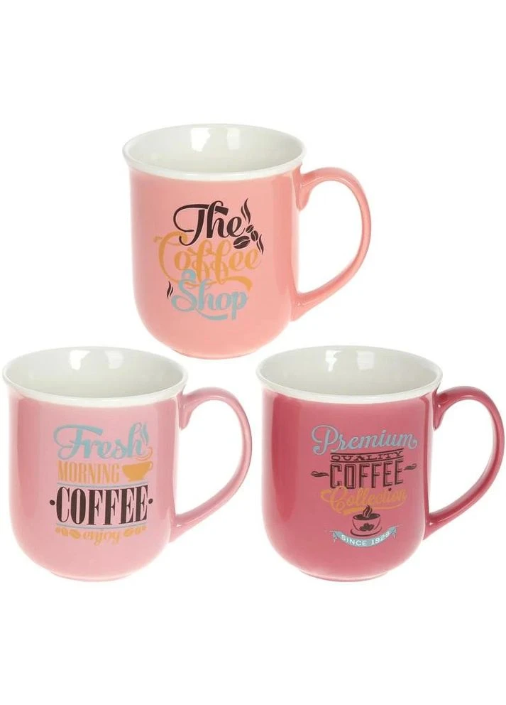 Кружка порцелянова Coffee Time "Always Good" 380мл рожева No Brand (400874365)