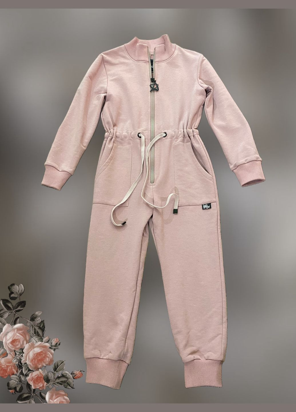 Комбінезон трикотажний рожевий для дівчинки Baby Angel (305417638)