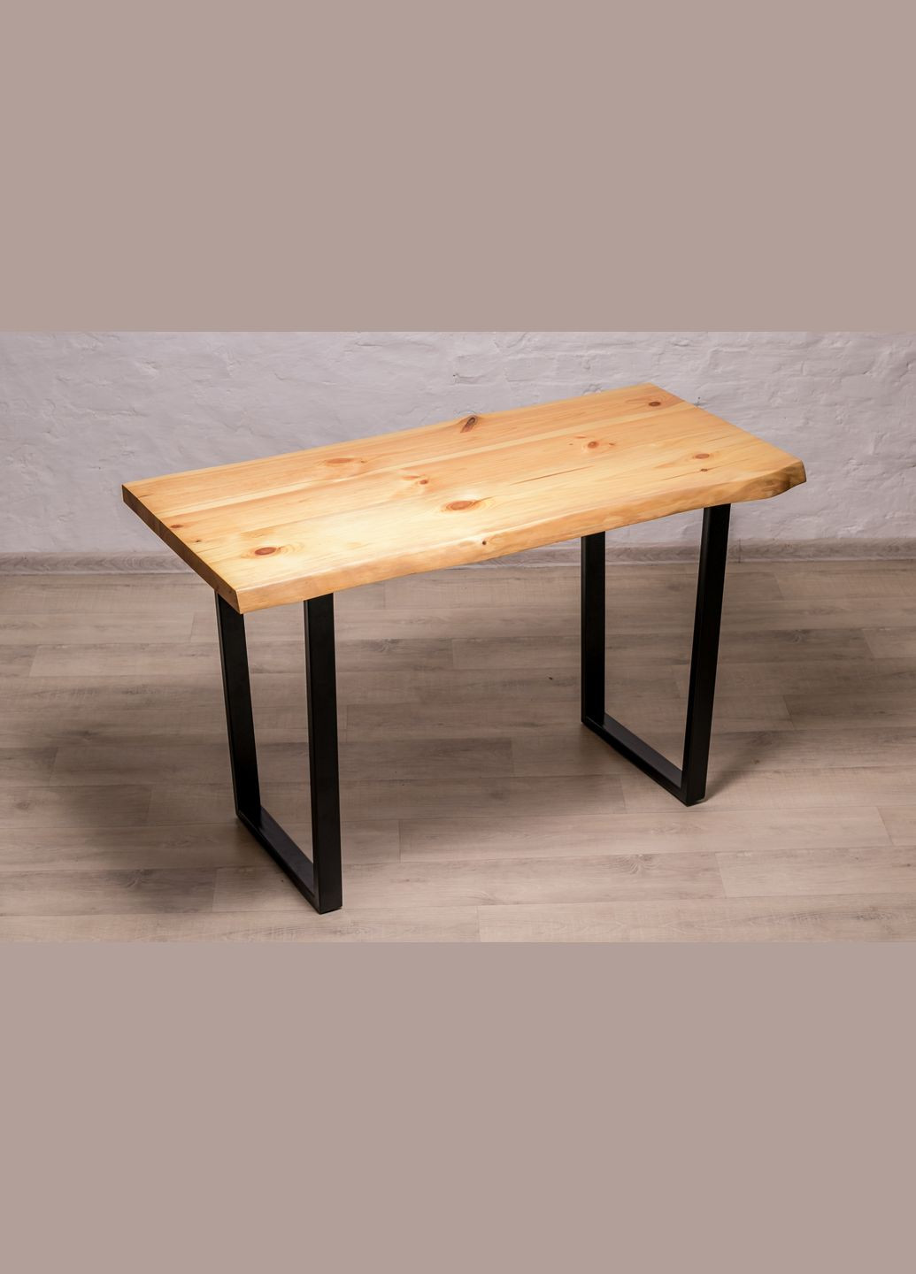 Стол с живыми краями L (сосна) Сосновый обеденный стол EcoWalnut (294613515)