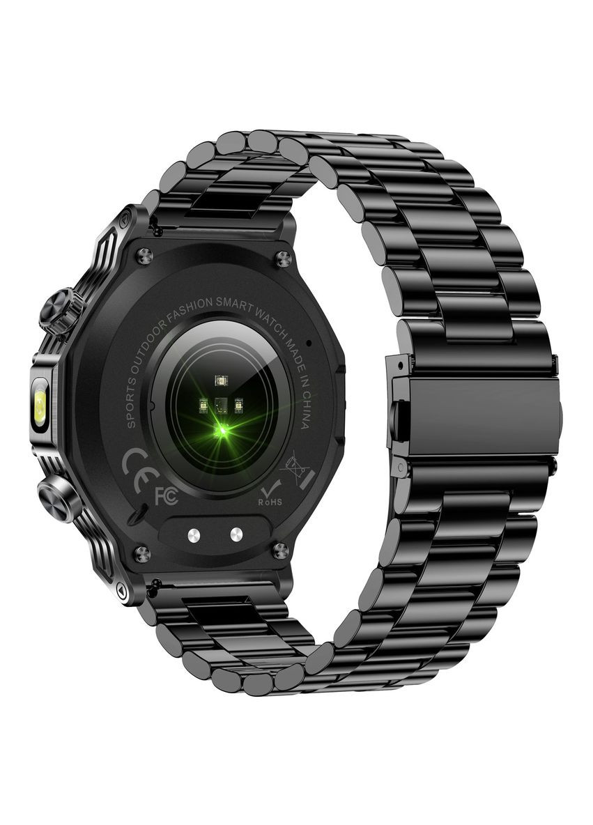 Smart Surf X Pro Black Steel, 2 ремінці UWatch (346534978)