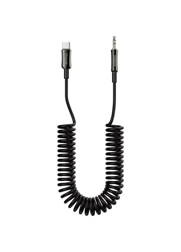 Кабель Steel Spring USB-C to 3.5mm 1m (ACSS00005201) [168175] Proove (400504930)