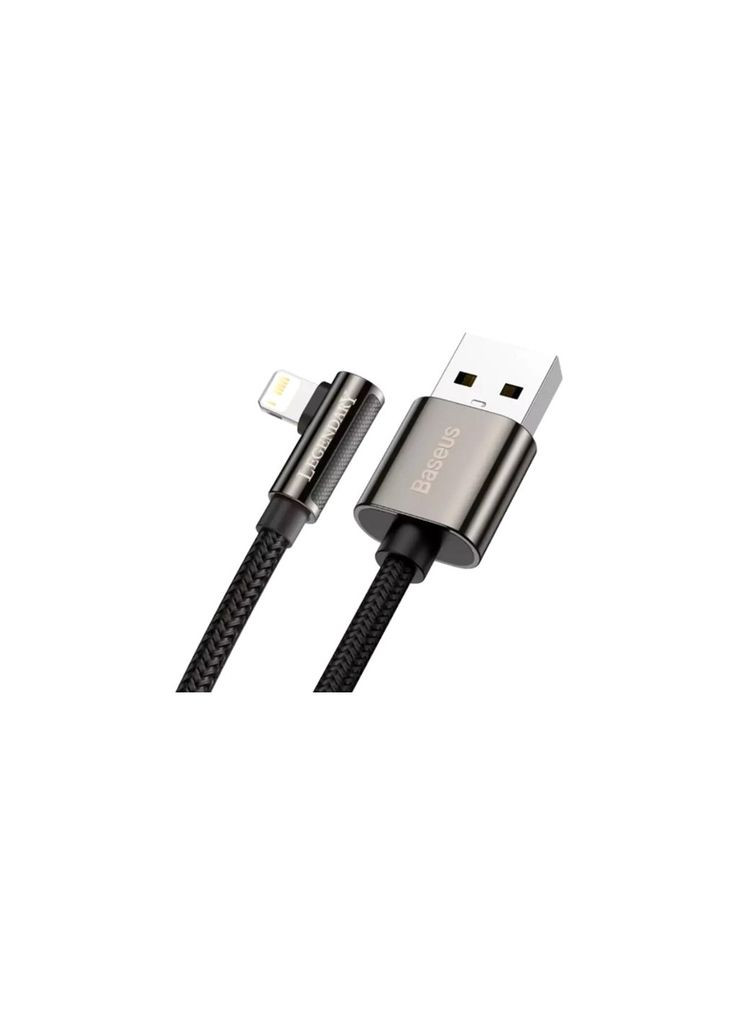 Дата кабеля Series Elbow Black (m481400) Baseus USB 2.0 AM to Lightning 1.0m CALCS 2.4A 90 Legend (367067996)