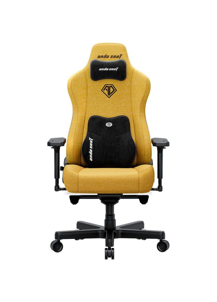 Кресло игровое (m501082) Anda Seat Kaiser 3E Fabric XL Bright Yellow (369033047)