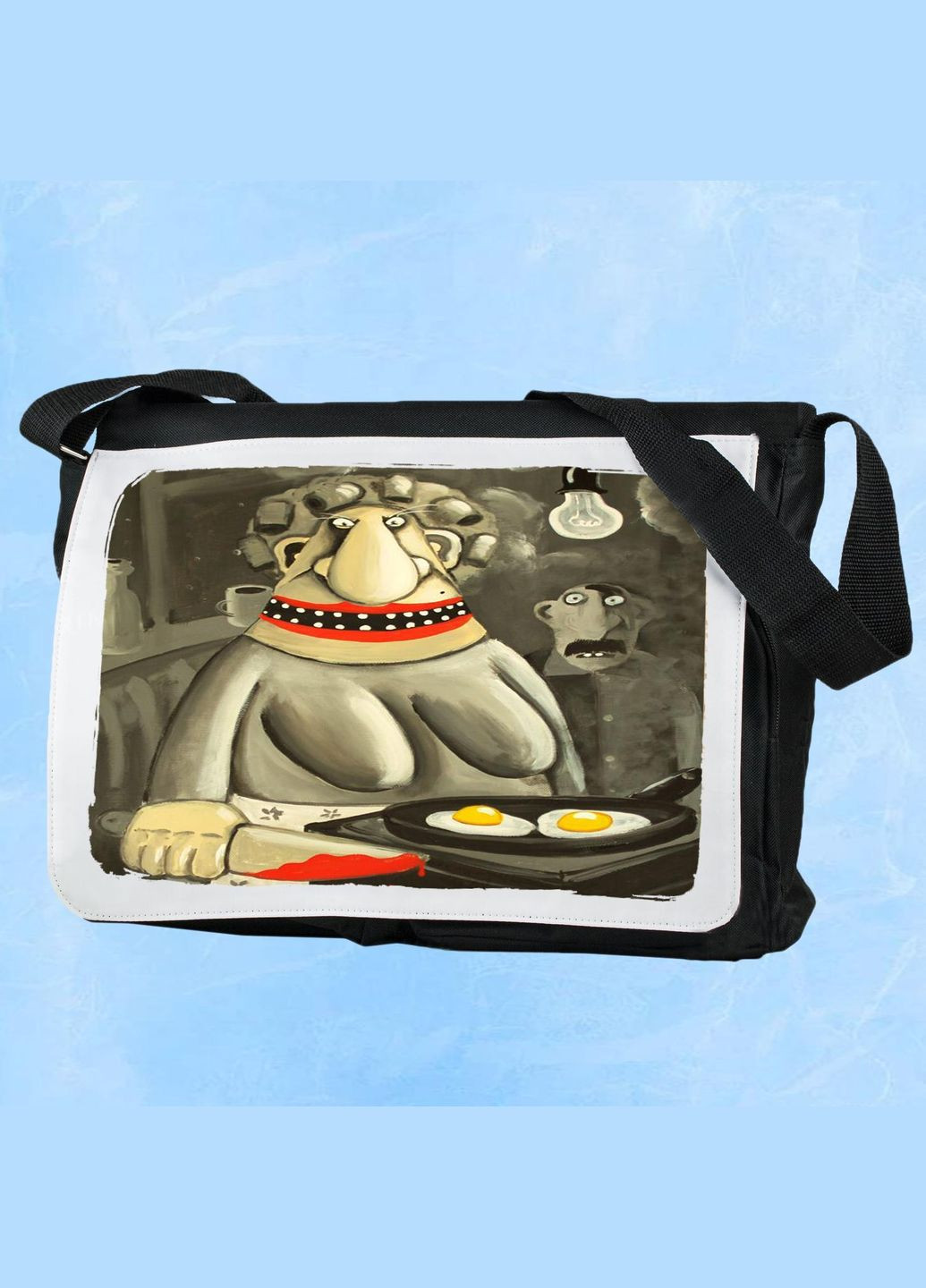 Мужская (женская) сумка через плечо для спортзала дорожная универсальная Art #291 Черный No Brand (322119297)