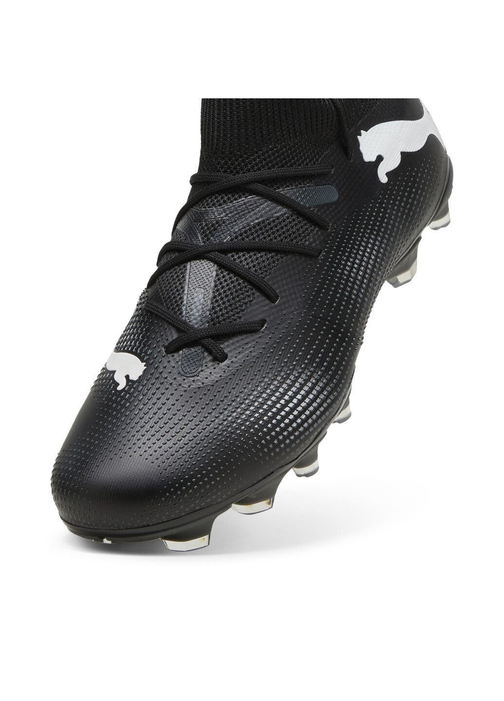 Черные бутсы future 7 match fg/ag football boots Puma