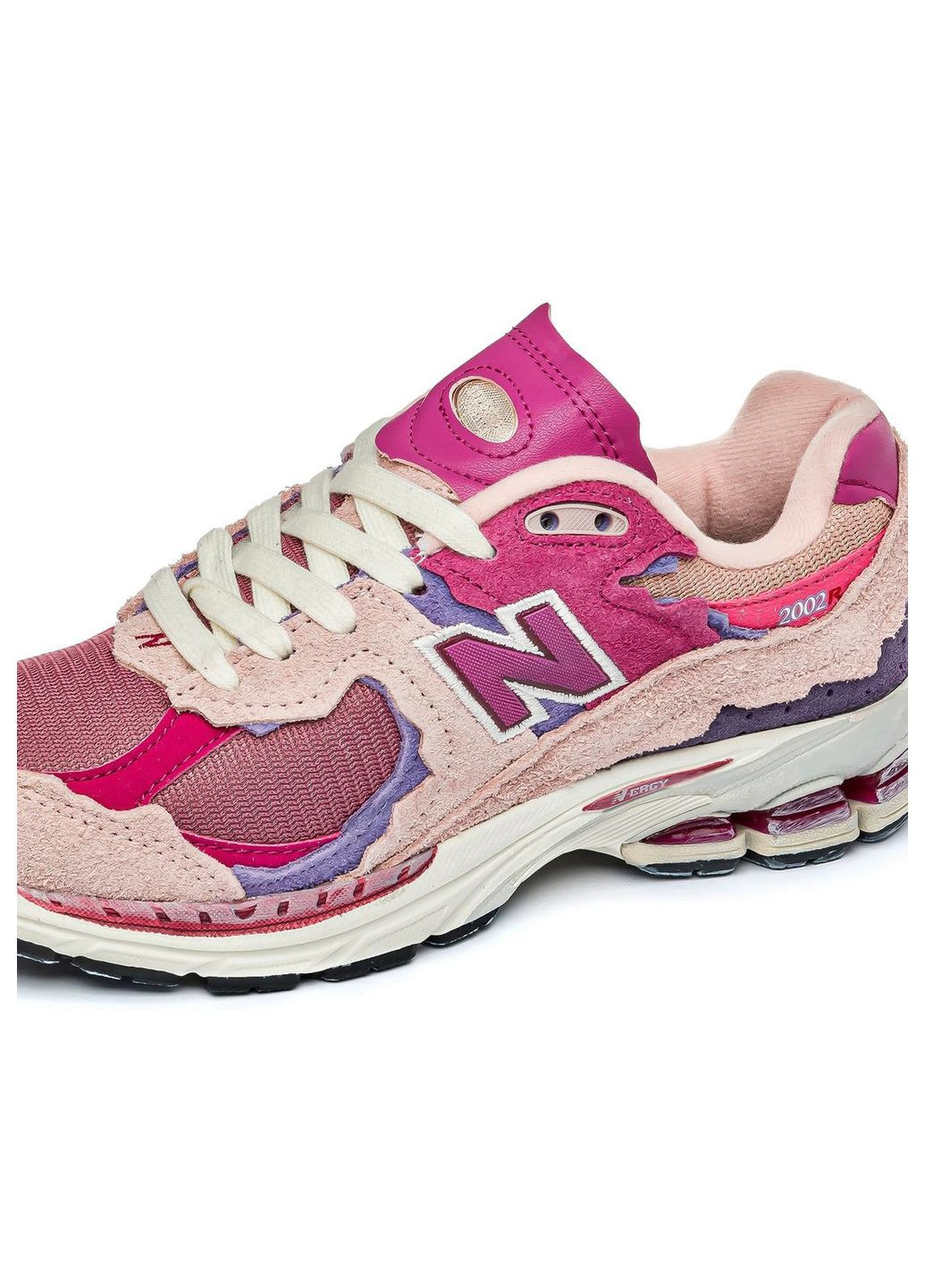 Розовые демисезонные кросовки женские pink, вьетнам New Balance 2002r
